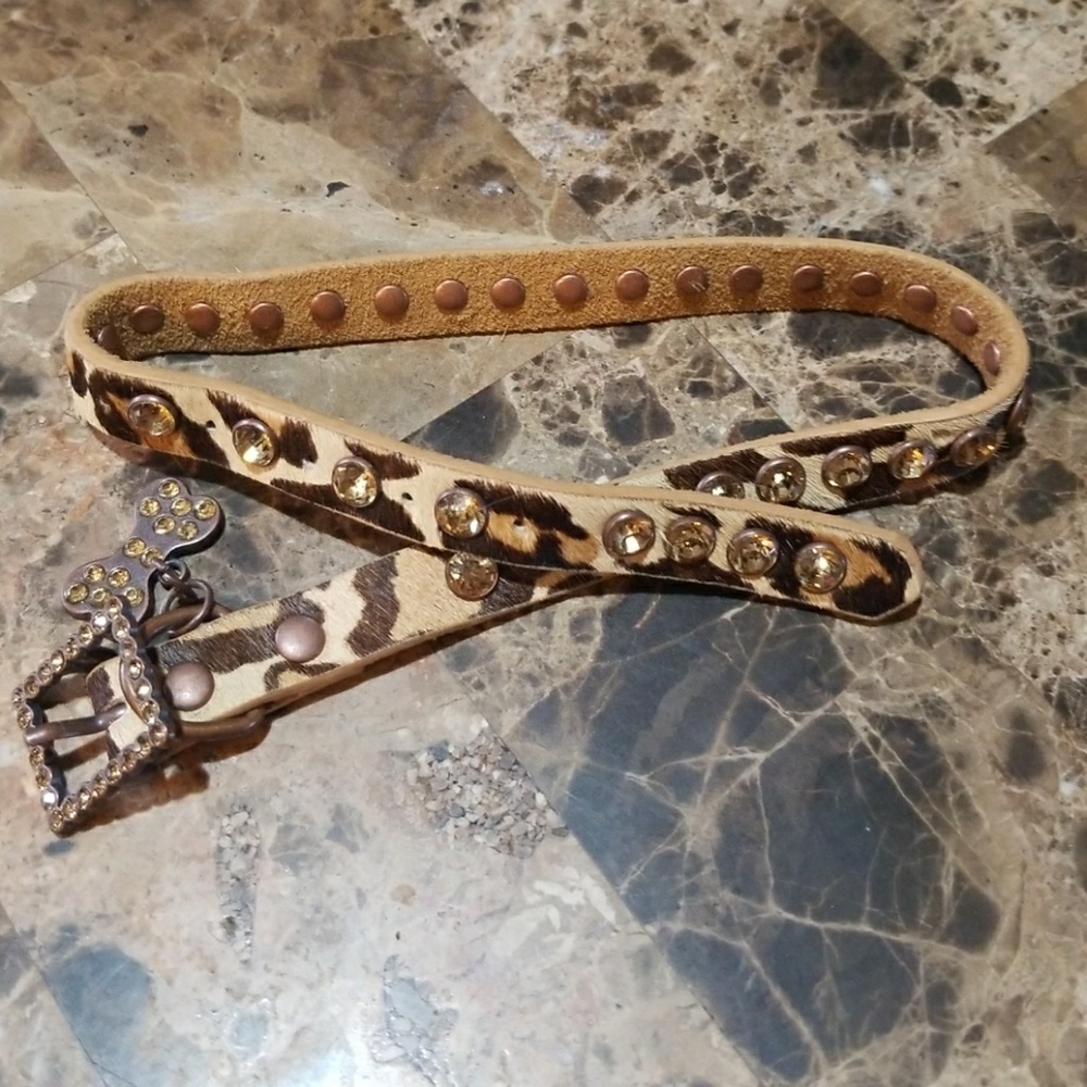 NEW CHEETAH RHINESTONE DOG COLLAR LUCURY
